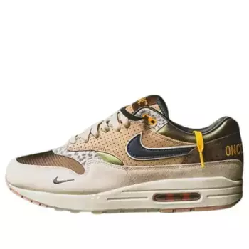 Кроссовки air max 1 '87 premium 'university of oregon pe 2024' Nike, бежевый