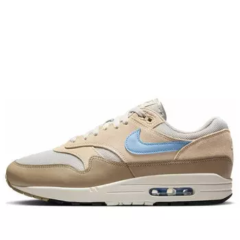Кроссовки air max 1 essential 'light bone psychic blue' Nike, белый