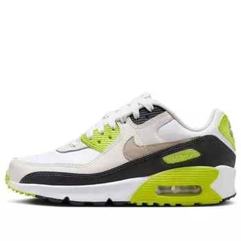 Кроссовки air max 90 'white cyber dark smoke grey khaki' Nike, белый