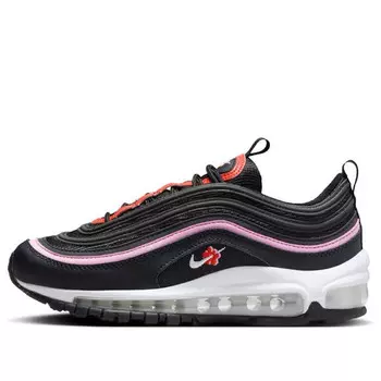 Кроссовки air max 97 'black pink rise picante red' Nike, черный