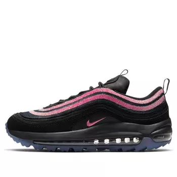 Кроссовки air max 97 golf nrg x swarovski 'black oracle pink' Nike, черный