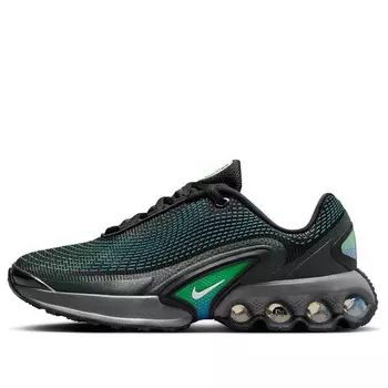 Кроссовки air max dn 'black hyper cobalt rage green' Nike, черный
