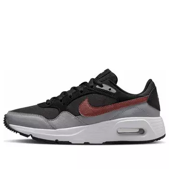 Кроссовки air max sc 'black cement grey dark pony' Nike, черный