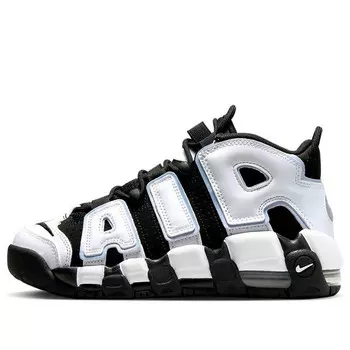 Кроссовки air more uptempo 'black cobalt bliss' Nike, черный