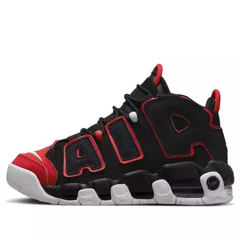 Кроссовки air more uptempo 'red toe' Nike, черный