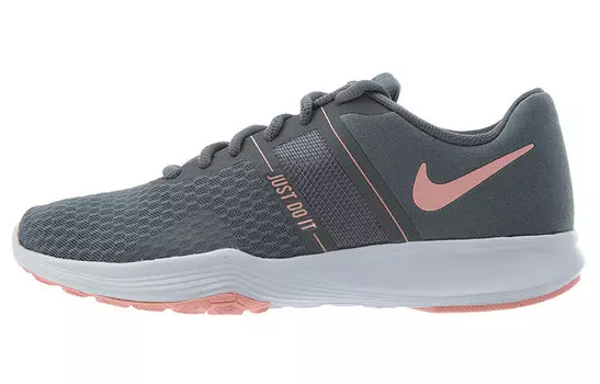 Кроссовки Air Trainer 2 женские с низким верхом серые/розовые/белые Nike