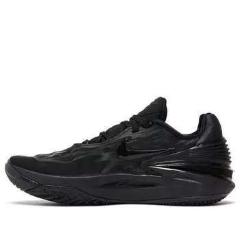 Кроссовки air zoom g.t. cut 2 tb triple black Nike, черный