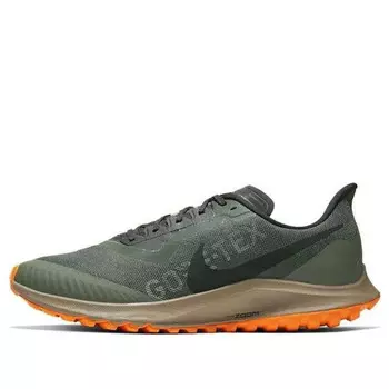 Кроссовки air zoom pegasus 36 trail gore tex Nike, зеленый