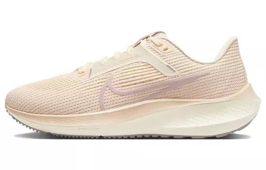 Кроссовки Air Zoom Pegasus 40 женские с низким верхом, белые/розовые Nike