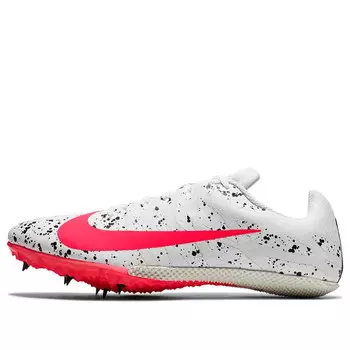 Кроссовки air zoom rival s 9 'paint splatter white crimson jade' Nike, белый