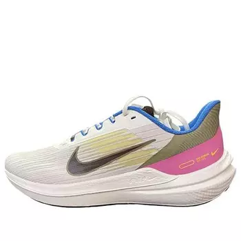 Кроссовки air zoom winflo 9 'white multi-color' Nike, белый