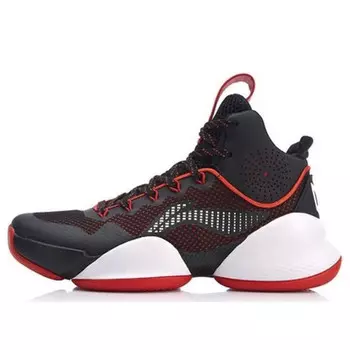 Кроссовки airstrike 5 высокие красные Li-Ning, черный