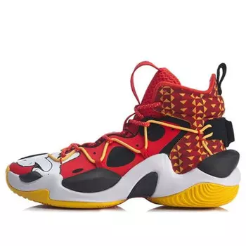 Кроссовки airstrike 6 высокие красные Li-Ning, красный