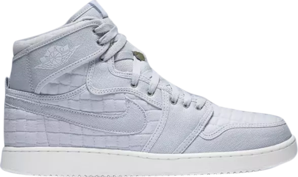 Кроссовки AJKO High Quilted Pure Platinum, серый