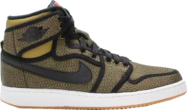 Кроссовки AJKO Retro Hi Militia Green, зеленый