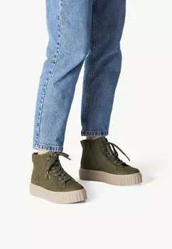 Кроссовки альтас Tamaris, цвет olive