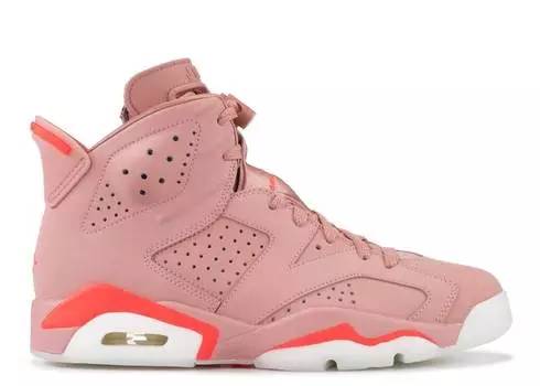 Кроссовки ALEALI MAY X WMNS AIR JORDAN 6 RETRO 'MILLENNIAL PINK', розовый