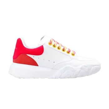 Кроссовки Alexander McQueen Alexander McQueen Wmns Oversized Court Trainer 'White Peony Pink', белый