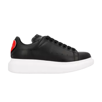 Кроссовки Alexander McQueen Alexander McQueen Wmns Oversized Sneaker 'Heart - Black Red', черный