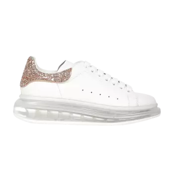 Кроссовки Alexander McQueen Alexander McQueen Wmns Oversized Sneaker 'Clear Sole - Pink Glitter', белый