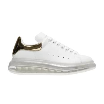 Кроссовки Alexander McQueen Alexander McQueen Wmns Oversized Sneaker 'Clear Sole - White Gold', белый