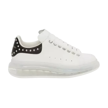 Кроссовки Alexander McQueen Alexander McQueen Wmns Oversized Sneaker 'Clear Sole Studded - White Black', белый