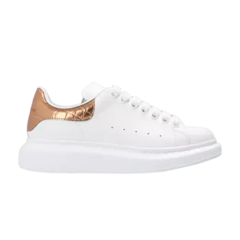 Кроссовки Alexander McQueen Alexander McQueen Wmns Oversized Sneaker 'White Bronze Gold', белый