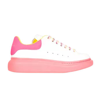 Кроссовки Alexander McQueen Alexander McQueen Wmns Oversized Sneaker 'White Pink Yellow', белый