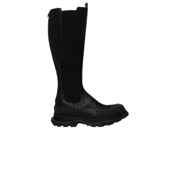 Кроссовки Alexander McQueen Alexander McQueen Wmns Tread Slick Knee High Boot 'Black', черный
