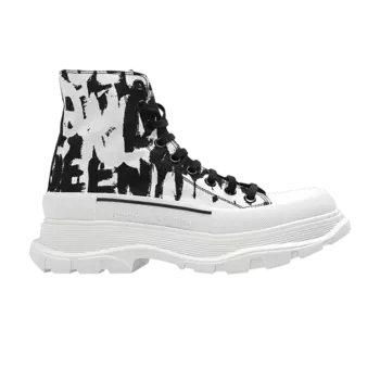 Кроссовки Alexander McQueen Alexander McQueen Wmns Tread Slick Boot 'White Black', белый
