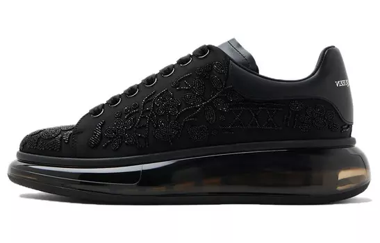 Кроссовки Alexander McQueen All Over Botanical Beads, черный