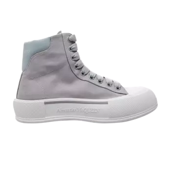 Кроссовки Alexander McQueen Deck Plimsoll High, серый