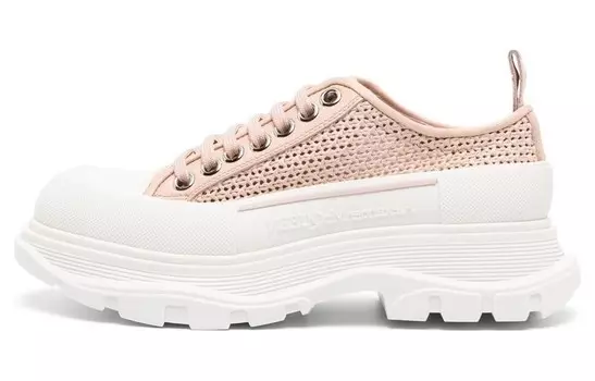 Кроссовки Alexander McQueen Deck Plimsoll Low-top, розовый