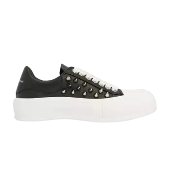 Кроссовки Alexander McQueen Deck Plimsoll 'Studded - Black', черный