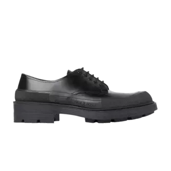 Кроссовки Alexander McQueen Derby Flat Black, черный