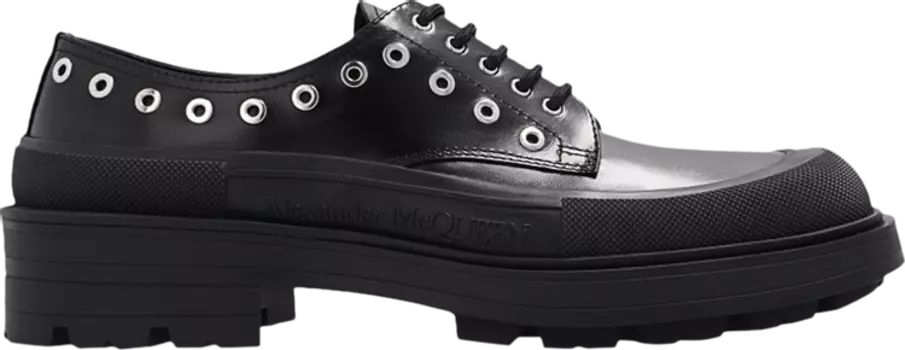 Кроссовки Alexander McQueen Eyelet Derby 'Black', черный