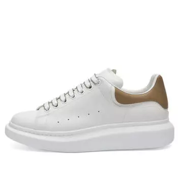Кроссовки Alexander Mcqueen Neoprene Canvas Tab Oversized Sneaker, цвет White & Stone