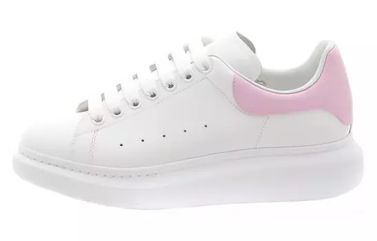 Кроссовки Alexander McQueen Oversized, белый / светло-розовый