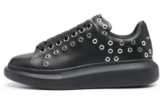 Кроссовки Alexander McQueen Oversized, черный / серебряный