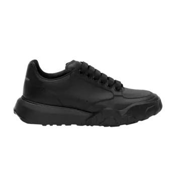 Кроссовки Alexander McQueen Oversized Court Trainer 'Triple Black', черный