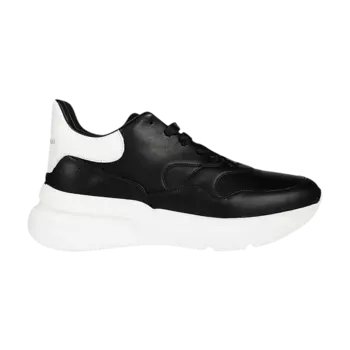 Кроссовки Alexander McQueen Oversized Runner 'Black White', черный