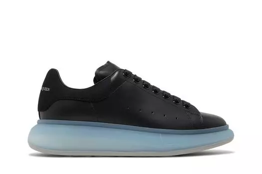 Кроссовки Alexander McQueen Oversized Sneaker 'Black Frosty Blue', черный