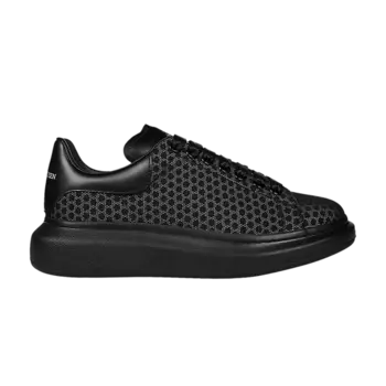 Кроссовки Alexander McQueen Oversized Sneaker 'Black Speckled', черный