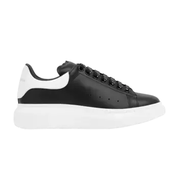 Кроссовки Alexander McQueen Oversized Sneaker Black White2024, черный