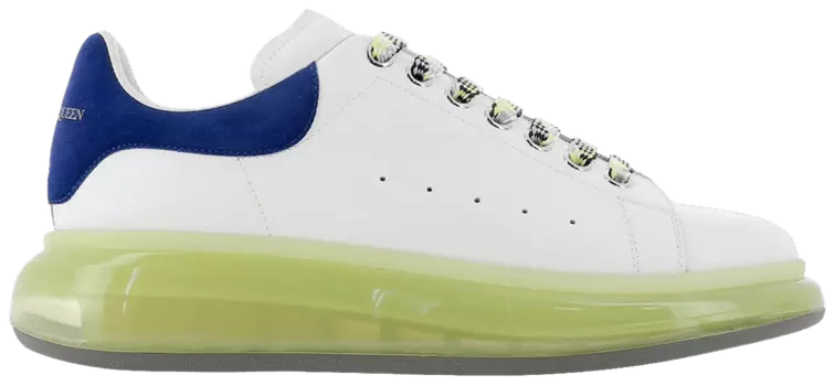 Кроссовки Alexander McQueen Oversized Sneaker 'Clear Sole - Indigo Yellow', белый