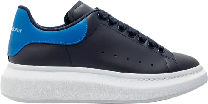 Кроссовки Alexander McQueen Oversized Sneaker Navy Ocean Blue, синий