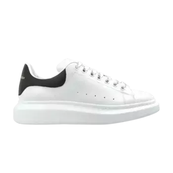 Кроссовки Alexander McQueen Oversized Sneaker White Black2024, белый