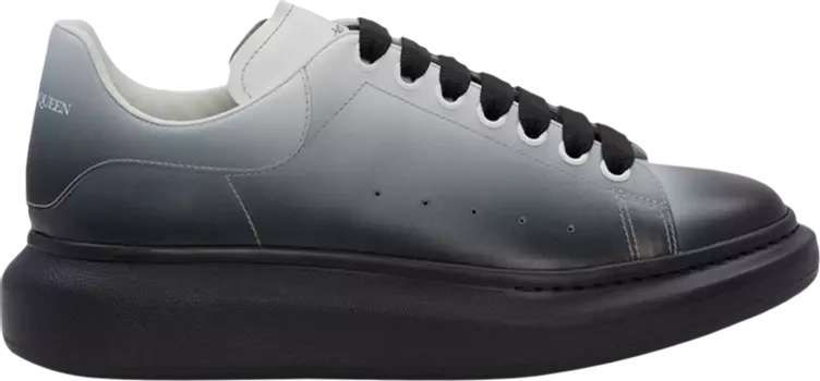 Кроссовки Alexander McQueen Oversized Sneaker 'White Black Ombre', белый
