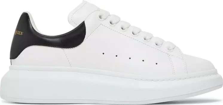 Кроссовки Alexander McQueen Oversized Sneaker White Black, белый