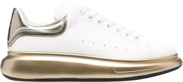 Кроссовки Alexander McQueen Oversized Sneaker 'White Gold', белый
